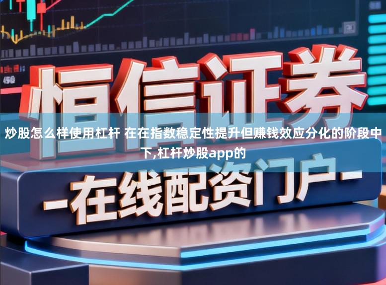 炒股怎么样使用杠杆 在在指数稳定性提升但赚钱效应分化的阶段中下,杠杆炒股app的